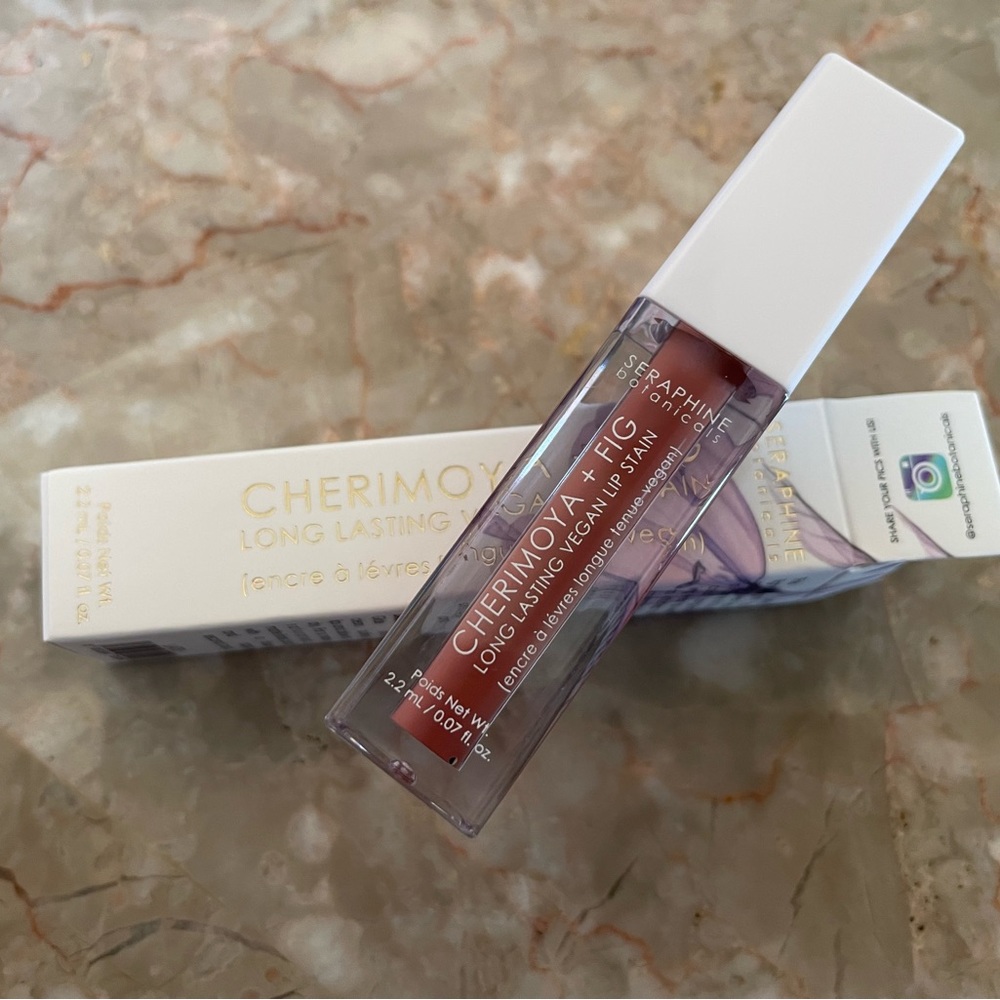 NIB Seraphine Botanicals Latte Lip Stain